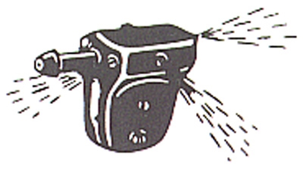 Washer Fluid Jet, window cleaning pihusti varrele, Kässbohrer