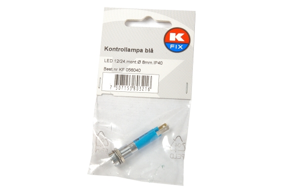 Diode Märgutuli 12/24V sinine LED