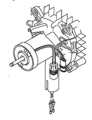 Fan motor, auxilliary heater 