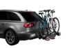 Bike Rack, trailer hitch carrier VeloCompact 2 (2 rattale, 13pin)