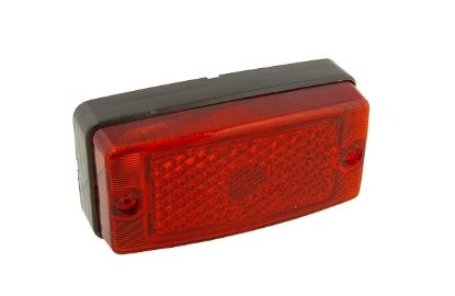 Side Marker Light Tagatuli punane helkuriga 124x
