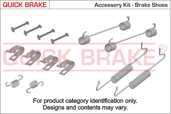 Accessory Kit, parking brake shoes 