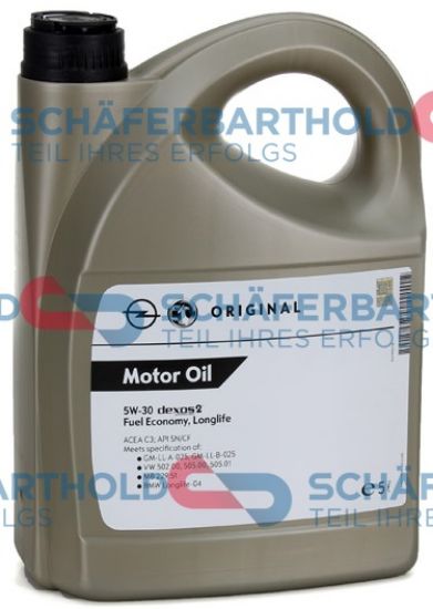 Engine Oil 5W-30, GM LL-A-025, ACEA C3, Longlife, 5L