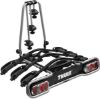 Bike Rack, trailer hitch carrier EuroRide 3 (3 rattale, 13pin)