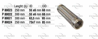 Flex Hose, exhaust system 55x300mm tugev sisu