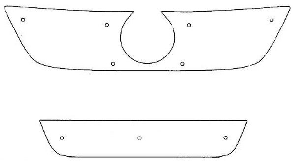 Trim/Protective Strip, radiator grille VW Passat 2005-2010