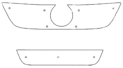Trim/Protective Strip, radiator grille VW Passat 2005-2010
