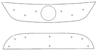 Trim/Protective Strip, radiator grille VW Tiguan Track&Field 08-10