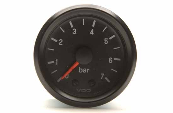 Gauge, boost pressure mehhaaniline 0 - 7bar  52mm (ilma pesa ja pirnita)