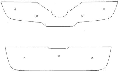 Trim/Protective Strip, radiator grille Nissan Qashqai 2007-2010