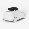 Roof Box (194x89x43cm; 450L), Black Glossy