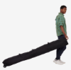 Boot-/Cargo Area Bag RoundTrip Ski Roller 192cm, Black