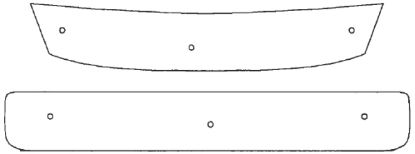 Trim/Protective Strip, radiator grille Skoda Roomster 2011-2015