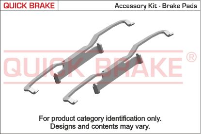 Accessory Kit, disc brake pad 