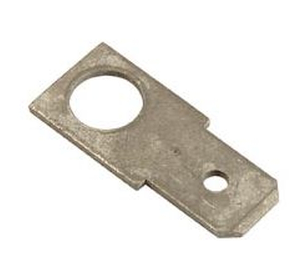 Terminal, electric universal parts plaatpistik 6.3x0.8mm kinnine