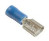 Terminal, electric universal parts plaat 6.3x0.8mm sinine