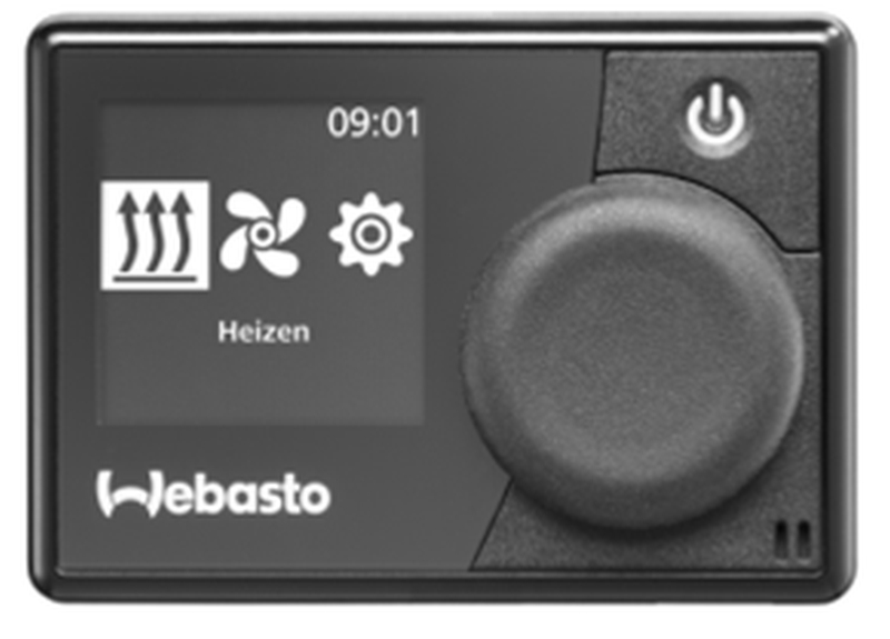 Control unit, auxilliary heater 