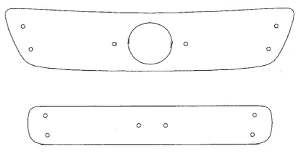 Trim/Protective Strip, radiator grille VW Passat 1997-2000