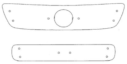 Trim/Protective Strip, radiator grille VW Passat 1997-2000
