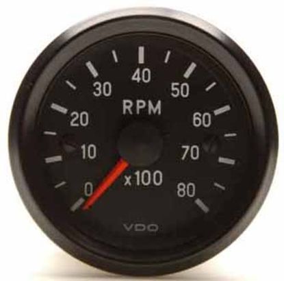 Revolution Counter 12V 52mm 0 - 8000 p/min