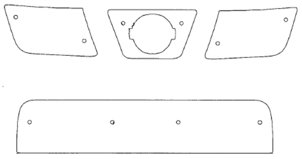 Trim/Protective Strip, radiator grille Nissan Navara/NP300 2008-2014