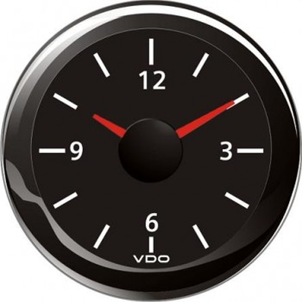 Clock 24V Ø 52mm IP 67 - must