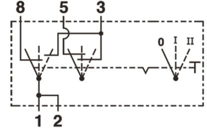 Switch 0-I-II 12/24V