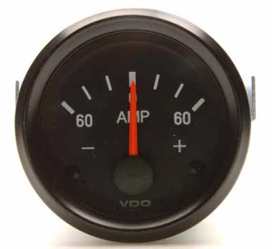 Ammeter 52mm -60 - +60 A