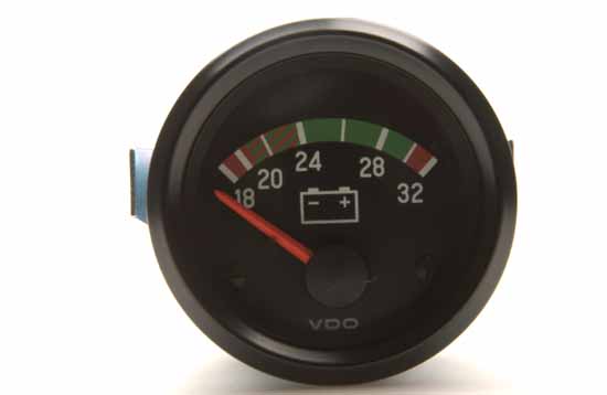 Voltmeter 18-32V 52mm