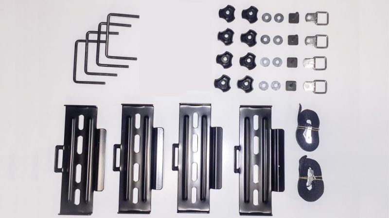 Lamp, roof box kinnituskomplekt U-kujuline (80mm)