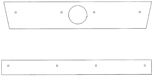 Trim/Protective Strip, radiator grille VW Transporter T4 96-03 (muudetud iluvõrega)