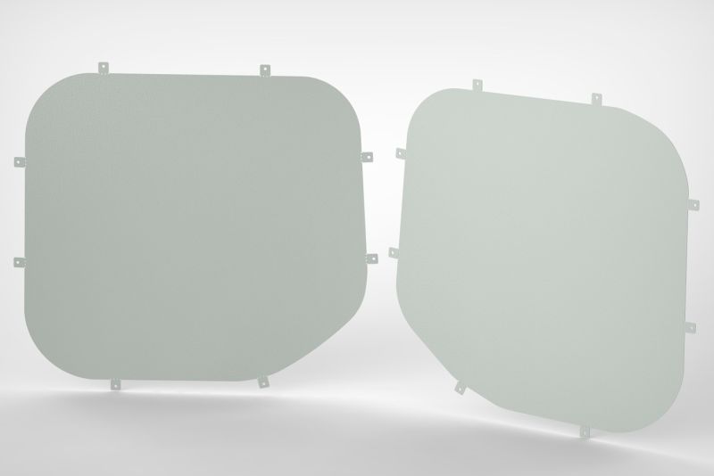 Body Floor, boot-/cargo area Tagauste akende kaitse läbipaistmatu Transit Custo