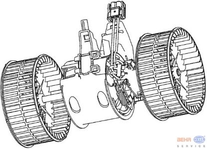 Interior Blower BMW 5 (E60), 5 Touring (E61)