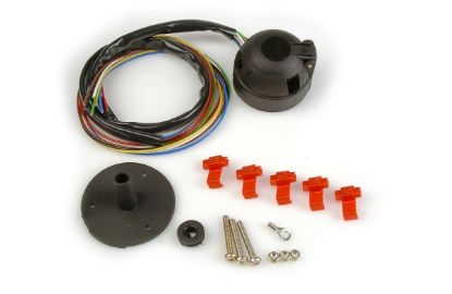 Electric Kit, trailer hitch 7 pin, juhtmed ja tolmukatte