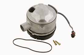 Fan motor, auxilliary heater 