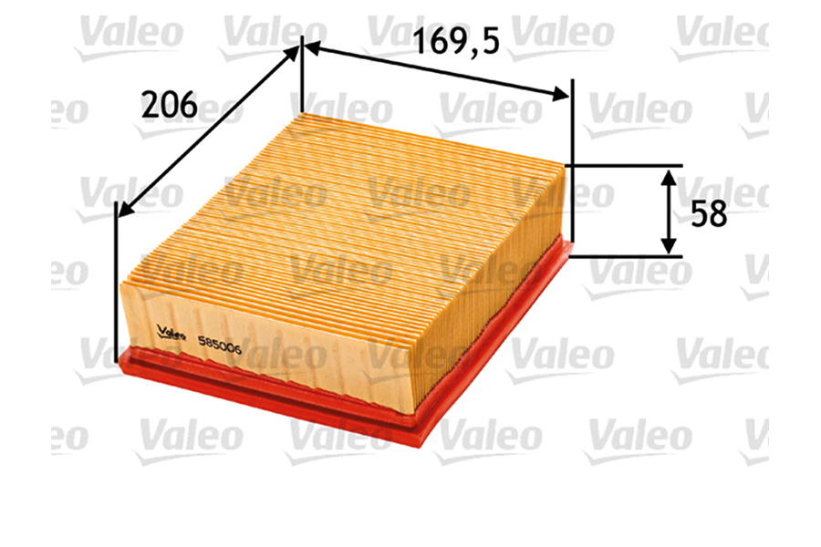 Air Filter XSARA (N1), 206 SW (2E/K)