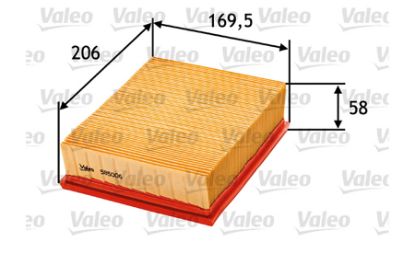 Air Filter XSARA (N1), 206 SW (2E/K)