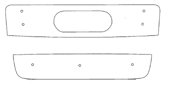 Trim/Protective Strip, radiator grille Audi A3 2003-2005