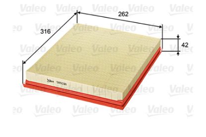 Air Filter MOVANO Kast (F9), MASTER II