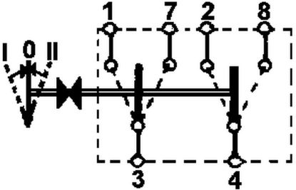 Switch I-0-II 24V,8A