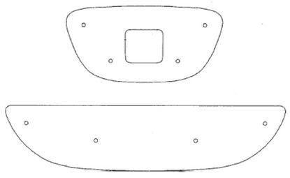 Trim/Protective Strip, radiator grille Seat Altea/Toledo 2005-2009