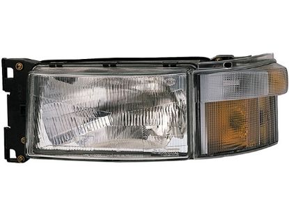 Headlight Scania 4-seeria, suunatulega, vasak