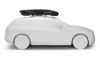 Roof Box (216x89x35cm; 400L), Black Glossy