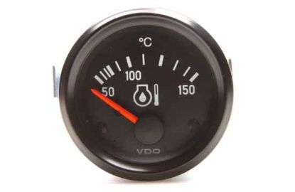 Gauge, Oil temperature 12V 52mm 50-150°C