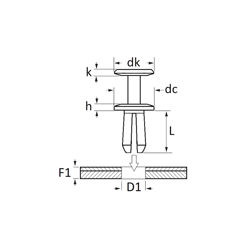 Luggage Tightener tüüblid PSA 10 tk