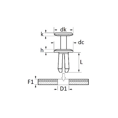 Luggage Tightener tüüblid PSA 10 tk