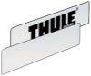 Extension Set, tow bar coupling bike carrier Number Plate (numbrimärk plastist valge/Thule)