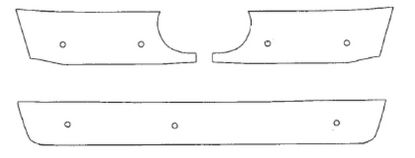 Trim/Protective Strip, radiator grille Audi A7 2010-2014