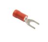 Terminal, electric universal parts kahvel M4 (4.3mm) punane