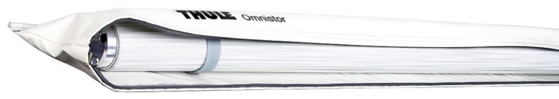 Camping Awning 1200 5,50x2,50m Mystic Grey/valge kott